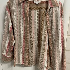 Dress Barn Multicolor Striped Blouse